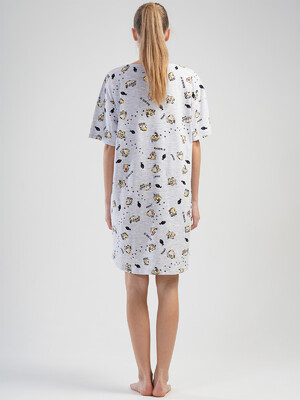 Купить Хлопковая туника с принтом VIENETTA 1101628990 в Украина в Lingerie.ua - Одяг для дому та відпочинку, Фото 2