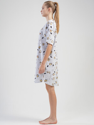 Купить Хлопковая туника с принтом VIENETTA 1101628990 в Украина в Lingerie.ua - Одяг для дому та відпочинку, Фото 3