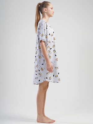 Купить Хлопковая туника с принтом VIENETTA 1101628990 в Украина в Lingerie.ua - Одяг для дому та відпочинку, Фото 4