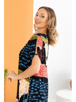 Купить Платье летнее с оригинальным принтом COCOON K2-2847 в Украина в Lingerie.ua - Одяг для дому та відпочинку, Фото 2