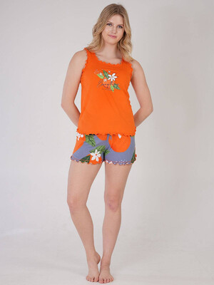 Купить Хлопковая пижама с шортами VIENETTA 2116100135 в Украина в Lingerie.ua - Одяг для дому та відпочинку, Фото 1