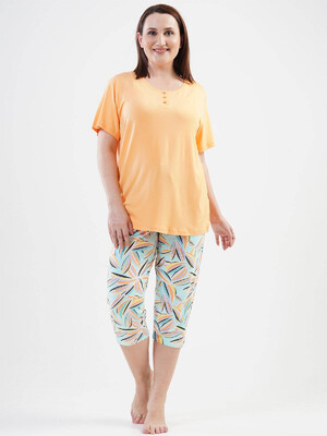 Купить Комплект из  вискозы с капри VIENETTA 1114850017 в Украина в Lingerie.ua - Одяг для дому та відпочинку, Фото 1