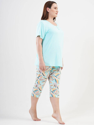 Купить Комплект из  вискозы с капри VIENETTA 1114850017 в Украина в Lingerie.ua - Одяг для дому та відпочинку, Фото 4