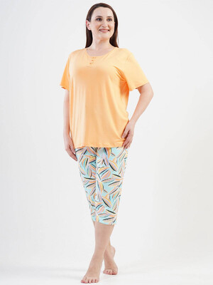 Купить Комплект из  вискозы с капри VIENETTA 1114850017 в Украина в Lingerie.ua - Одяг для дому та відпочинку, Фото 5