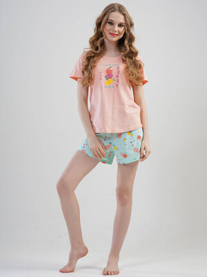 Купить Хлопковый комплект с шортами VIENETTA 2011010234 в Украина в Lingerie.ua - Одяг для дому та відпочинку, Фото 5