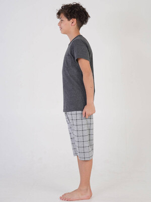 Купить Бавовняний комплект із капрі VIENETTA 2127961708 в Украина в Lingerie.ua - Одяг для дому та відпочинку, Фото 2