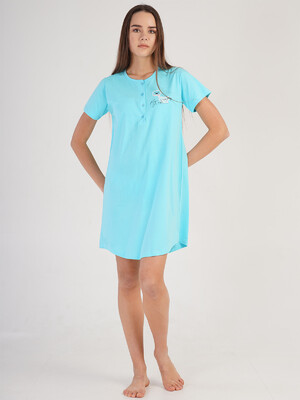 Купить Хлопковая туника с пуговицами VIENETTA 2125700000 в Украина в Lingerie.ua - Одяг для дому та відпочинку, Фото 4