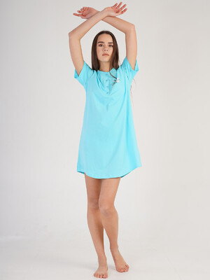 Купить Хлопковая туника с пуговицами VIENETTA 2125700000 в Украина в Lingerie.ua - Одяг для дому та відпочинку, Фото 6