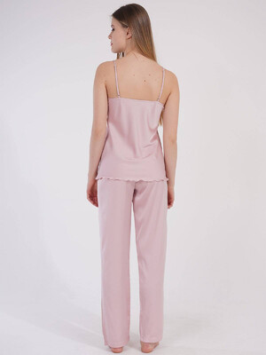 Купить Шелковая пижама с брюками VIENETTA SATEEN 1612024999 в Украина в Lingerie.ua - Одяг для дому та відпочинку, Фото 3