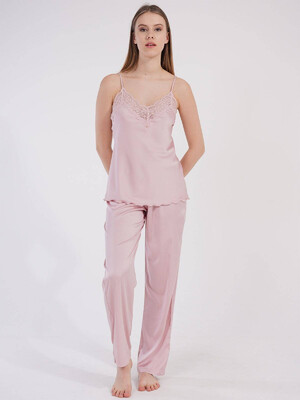 Купить Шелковая пижама с брюками VIENETTA SATEEN 1612024999 в Украина в Lingerie.ua - Одяг для дому та відпочинку, Фото 5