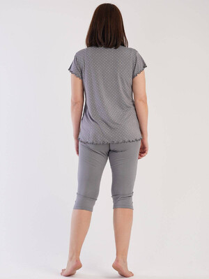 Купить Пижама из вискозы с капри VIENETTA 2123780928 в Украина в Lingerie.ua - Одяг для дому та відпочинку, Фото 5