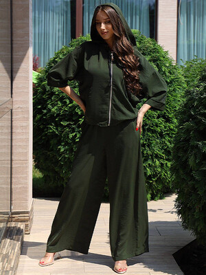 Купить Шелковый костюм с брюками палаццо LINGERIE 170660 в Украина в Lingerie.ua - Одяг для дому та відпочинку, Фото 3