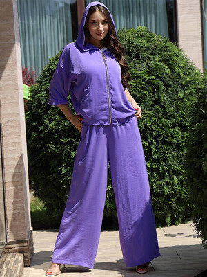 Купить Шелковый костюм с брюками палаццо LINGERIE 170660 в Украина в Lingerie.ua - Одяг для дому та відпочинку, Фото 5