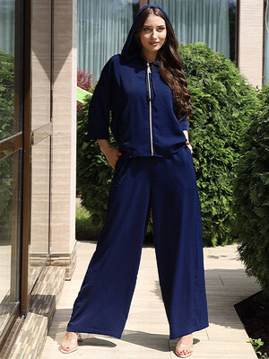 Купить Шелковый костюм с брюками палаццо LINGERIE 170660 в Украина в Lingerie.ua - Одяг для дому та відпочинку, Фото 7