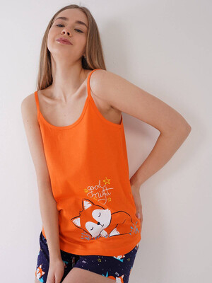 Купить Хлопковая пижама с шортами VIENETTA 2120390494 в Украина в Lingerie.ua - Одяг для дому та відпочинку, Фото 3