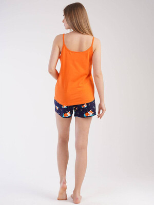 Купить Хлопковая пижама с шортами VIENETTA 2120390494 в Украина в Lingerie.ua - Одяг для дому та відпочинку, Фото 4