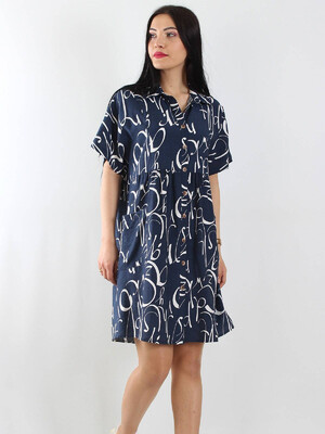 Купить Летнее платье на пуговицах с коротким рукавом JEN 02226 в Украина в Lingerie.ua - Одяг для дому та відпочинку, Фото 2