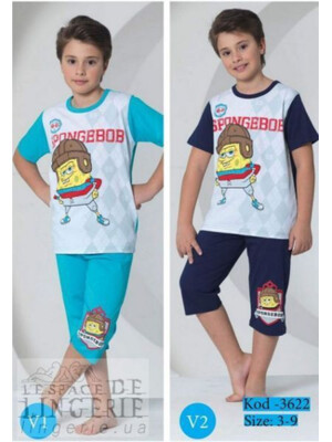 Пижама для мальчиков детская Niekelodeon 3622