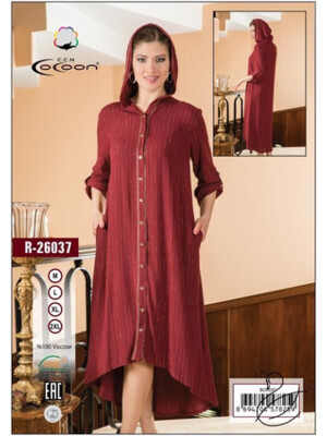 Купить Летнее платье на пуговицах COCOON R26037 в Украина в Lingerie.ua - Одяг для дому та відпочинку, Фото 2