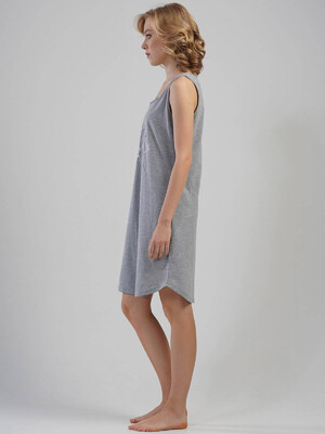 Купить Хлопковая ночная сорочка без рукавов VIENETTA 1115480000 в Украина в Lingerie.ua - Одяг для дому та відпочинку, Фото 2