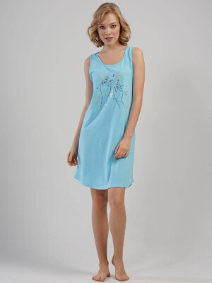 Купить Хлопковая ночная сорочка без рукавов VIENETTA 1115480000 в Украина в Lingerie.ua - Одяг для дому та відпочинку, Фото 9