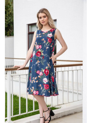 Купить Сарафан летний COCOON J2-2019 с цветочным принтом в Украина в Lingerie.ua - Одяг для дому та відпочинку, Фото 2