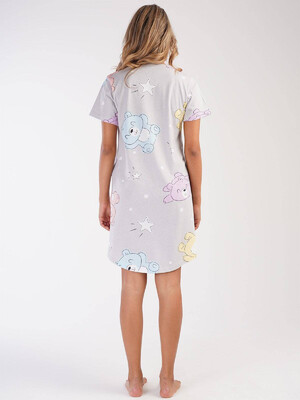 Купить Хлопковая ночная сорочка с принтом VIENETTA 2121931510 в Украина в Lingerie.ua - Одяг для дому та відпочинку, Фото 3