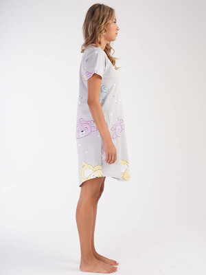 Купить Хлопковая ночная сорочка с принтом VIENETTA 2121931510 в Украина в Lingerie.ua - Одяг для дому та відпочинку, Фото 5