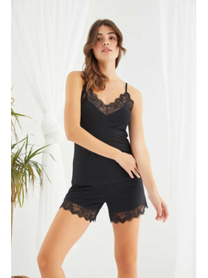 Купить Пижама из вискозы с кружевом SEVIM 13573 в Украина в Lingerie.ua - Одяг для дому та відпочинку, Фото 5