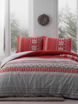 Купить Комплект постельного белья 1,5 TAC Ranforce MERRY 160*220 180*260 в Украина в Lingerie.ua - Одяг для дому та відпочинку, Фото 1