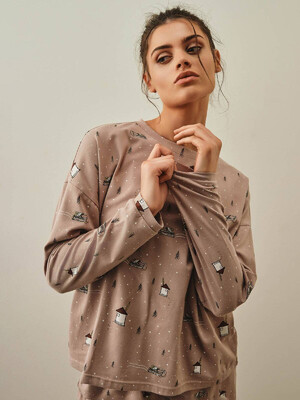 Купить Хлопковая пижама с брюками HAYS 27306 в Украина в Lingerie.ua - Одяг для дому та відпочинку, Фото 2