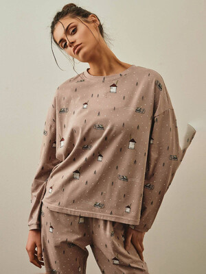 Купить Хлопковая пижама с брюками HAYS 27306 в Украина в Lingerie.ua - Одяг для дому та відпочинку, Фото 13