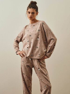 Купить Хлопковая пижама с брюками HAYS 27306 в Украина в Lingerie.ua - Одяг для дому та відпочинку, Фото 8