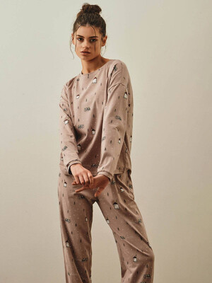 Купить Хлопковая пижама с брюками HAYS 27306 в Украина в Lingerie.ua - Одяг для дому та відпочинку, Фото 7