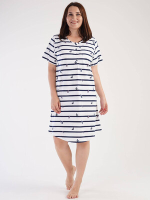 Купить Хлопковая ночная сорочка VIENETTA 3032120430 в Украина в Lingerie.ua - Одяг для дому та відпочинку, Видео