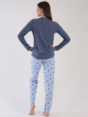 Купить Хлопковый комплект с длинным рукавом VIENETTA 3032751838 в Украина в Lingerie.ua - Одяг для дому та відпочинку, Фото 7