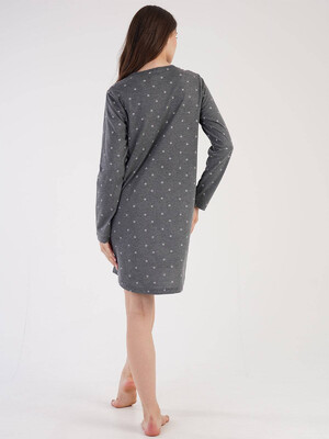 Купить Трикотажная туника с длинным рукавом VIENETTA 3051551858 в Украина в Lingerie.ua - Одяг для дому та відпочинку, Фото 3