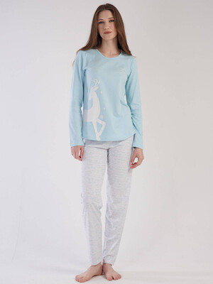 Хлопковый комплект с брюками VIENETTA 3031251734