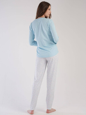 Купить Хлопковый комплект с брюками VIENETTA 3031251734 в Украина в Lingerie.ua - Одяг для дому та відпочинку, Фото 3