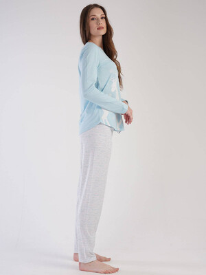 Купить Хлопковый комплект с брюками VIENETTA 3031251734 в Украина в Lingerie.ua - Одяг для дому та відпочинку, Фото 6