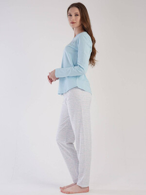 Купить Хлопковый комплект с брюками VIENETTA 3031251734 в Украина в Lingerie.ua - Одяг для дому та відпочинку, Фото 8