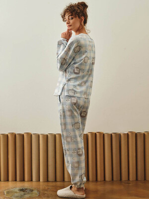 Купить Хлопковая пижама с брюками HAYS 27169 в Украина в Lingerie.ua - Одяг для дому та відпочинку, Фото 2