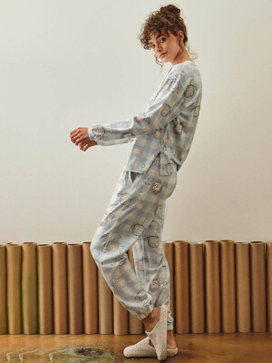 Купить Хлопковая пижама с брюками HAYS 27169 в Украина в Lingerie.ua - Одяг для дому та відпочинку, Фото 8