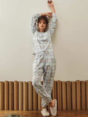 Купить Хлопковая пижама с брюками HAYS 27169 в Украина в Lingerie.ua - Одяг для дому та відпочинку, Фото 6