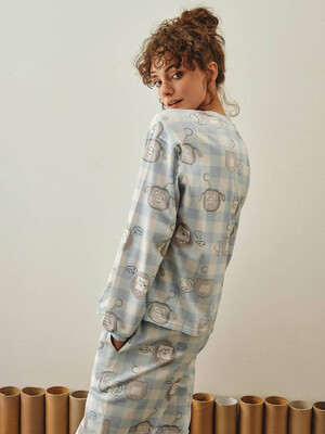 Купить Хлопковая пижама с брюками HAYS 27169 в Украина в Lingerie.ua - Одяг для дому та відпочинку, Фото 5