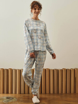 Купить Хлопковая пижама с брюками HAYS 27169 в Украина в Lingerie.ua - Одяг для дому та відпочинку, Фото 3