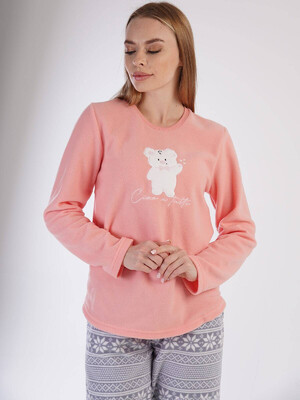 Купить Флисовый домашний костюм с орнаментом VIENETTA 3030263972 в Украина в Lingerie.ua - Одяг для дому та відпочинку, Фото 2