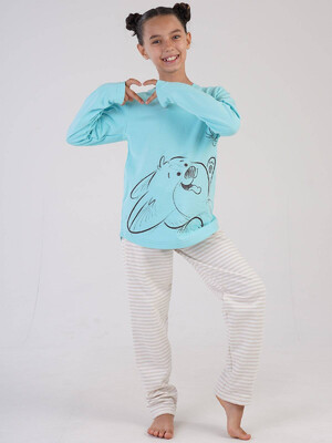 Купить Байковый комплект с длинным рукавом VIENETTA 3032310000 в Украина в Lingerie.ua - Одяг для дому та відпочинку, Фото 2