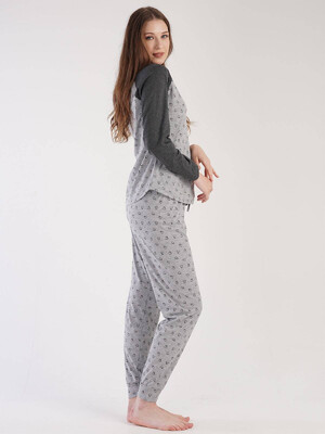 Купить Хлопковый комплект с брюками VIENETTA 3041361848 в Украина в Lingerie.ua - Одяг для дому та відпочинку, Фото 3