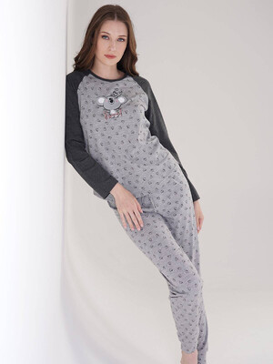 Купить Хлопковый комплект с брюками VIENETTA 3041361848 в Украина в Lingerie.ua - Одяг для дому та відпочинку, Фото 5